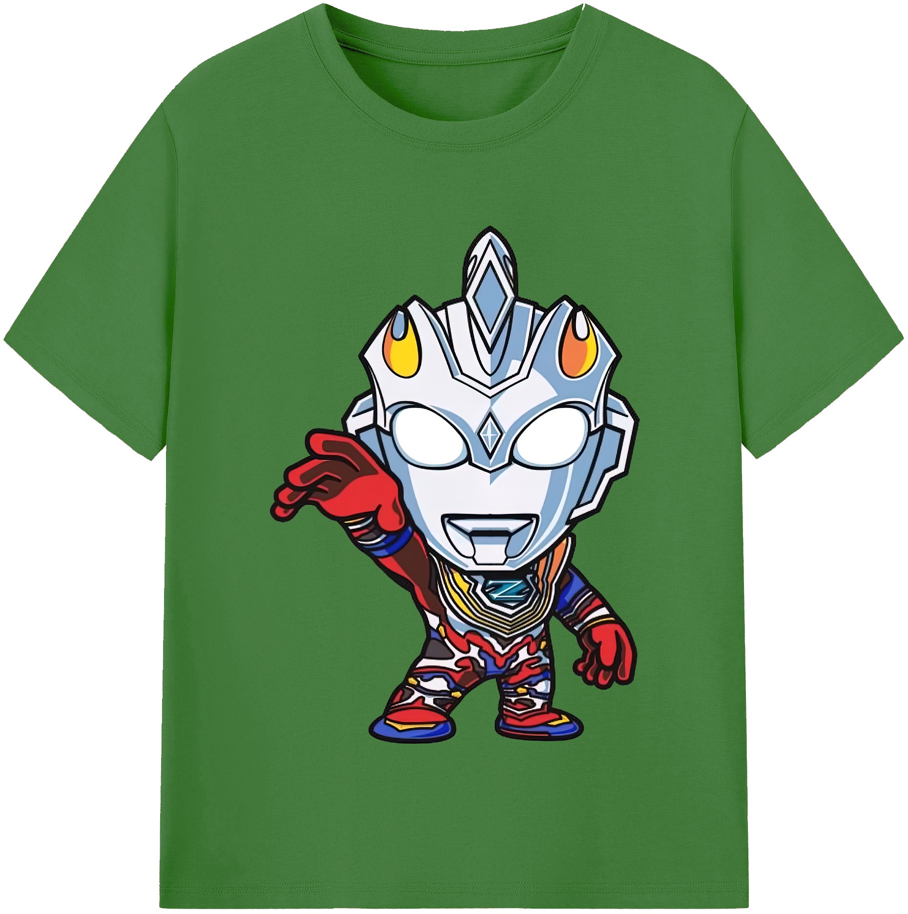 （画像用） ウルトラマン Ultraman レディースカジュアルプリントTシャツ（綿100％）
